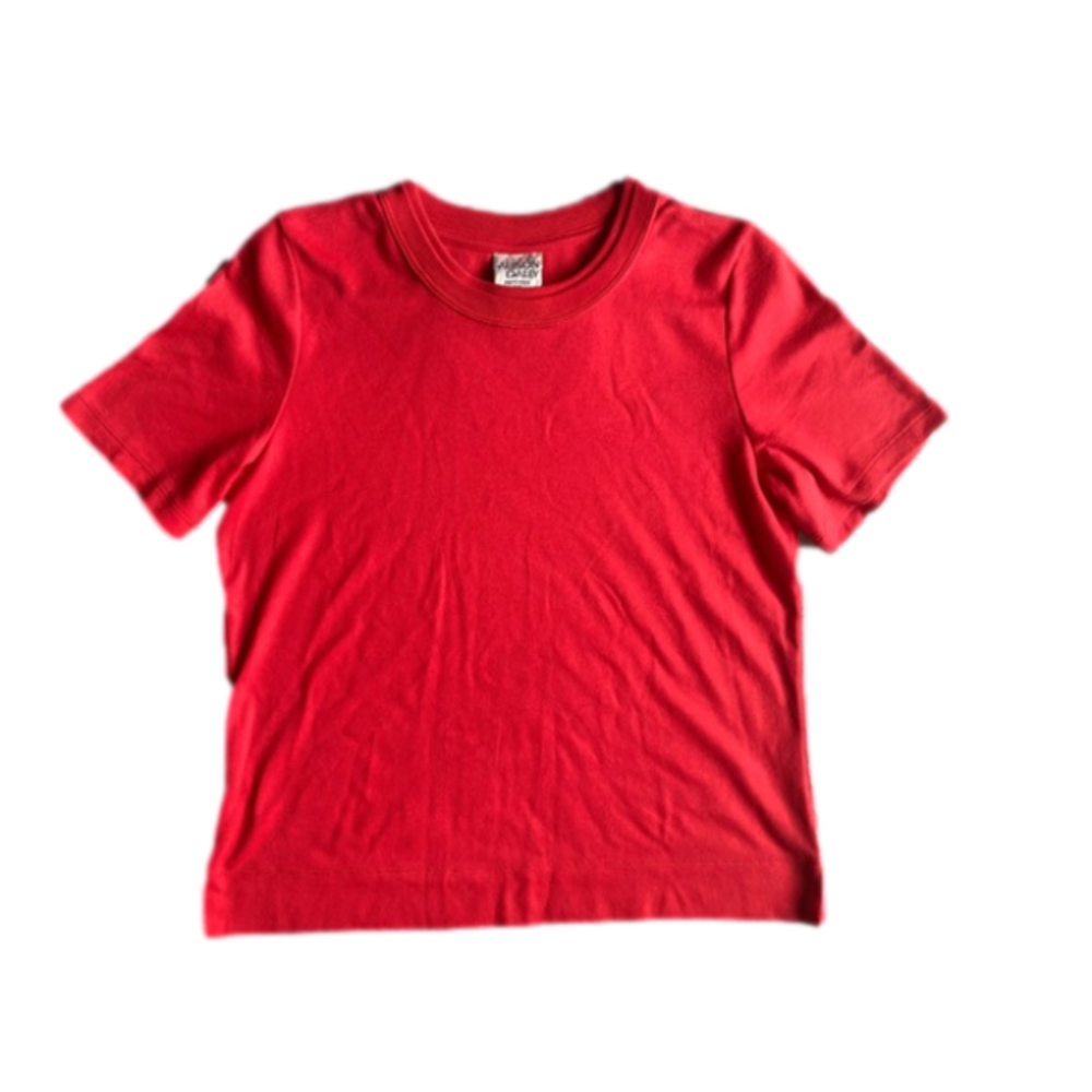 Allison Dalay Petites PS Red Shirt Oversized Fit